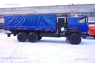 Бортовой автомобиль на шасси Урал 4320 (метан), тентованный