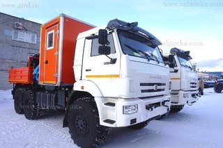 Транспортно-эвакуационный автомобиль КамАЗ с КМУ ИМ-95