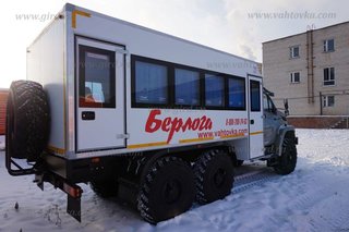 Вахтовый автобус "Берлога" на шасси Урал Next (20 мест)