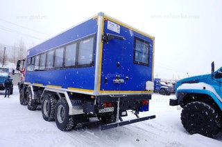 Вахтовый автобус "Берлога" на шасси MAN TGS 41.400