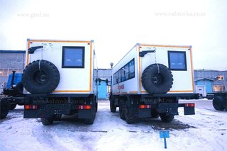 Вахтовый автобус "Берлога" на шасси Урал 4320, 24 места