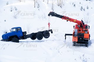 Эвакуатор на базе MAZMAN с КМУ ИТ-200