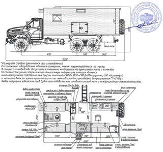 Автомобиль фургон специальный 5849АА на шасси Урал 4320-6952-72Е5Г38