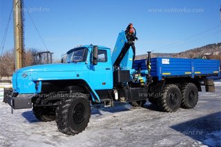 Бортовой автомобиль Урал 4320 с КМУ ИМ-240