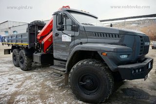 Бортовой автомобиль Урал Next с КМУ РК-17001