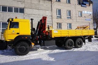 Бортовой автомобиль Урал 4320 с КМУ ИМ-320