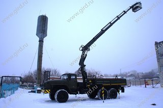 Самоходная площадка обслуживания СПО-17МСБ на шасси Урал