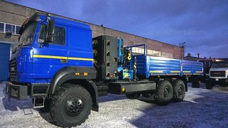 Бортовой автомобиль Урал 4320 (метан) с КМУ ИМ-100