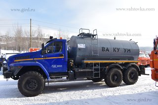 Автоцистерна вакуумная МВ 10 на шасси Урал Next 4320-72