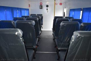 Вахтовый автобус БЕРЛОГА 22 места на шасси Камаз 43502 с пневмоподвеской