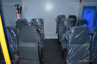 Вахтовый автобус с КМУ ИМ-20 на шасси Камаз 43118-3027-48