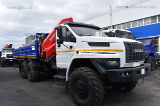 Бортовой автомобиль на базе УРАЛ 4320 с КМУ ИМ-240N 