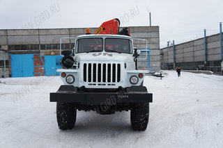 Эвакуатор Урал 4320 с КМУ Palfinger 15500