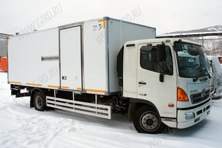 HINO 500 GD8JLTA-QHR Изотермический фургон с сдвижной дверью