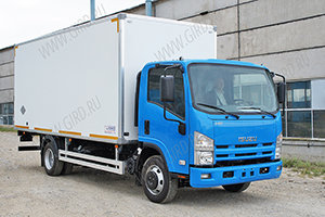 Изотермический фургон на шасси Isuzu NPR75LK