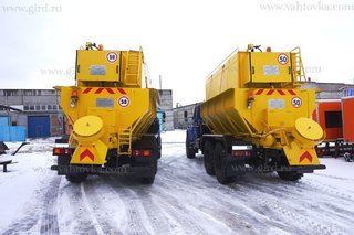 Комбинированная дорожная машина КДМ на шасси Урал Next