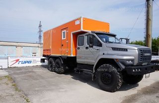 Сервисная машина ПАРМ на шасси Урал Next с КМУ РК 5.001