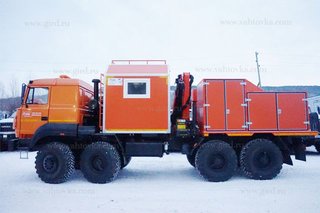 Ремонтно-эвакуационная мастерская РЭМ на шасси Урал 532362 с КМУ РК 11.001В