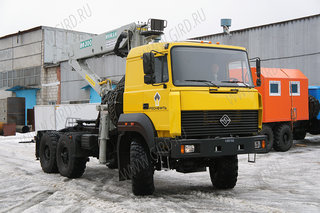 Седельный тягач Урал 44202-3511-80 с КМУ ИФ-300