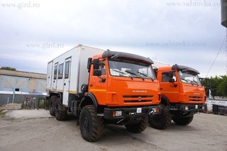 Вахтовый автобус КамАЗ 43118-3011-50 (10 мест) с грузовым отсеком