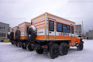 Вахтовые автобусы на шасси Урал 4320, 18 мест