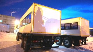 Вахтовый автобус  "Берлога" на шасси Iveco Eurocargo
