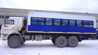 Вахтовый автобус КамАЗ 43118-46, 32 места