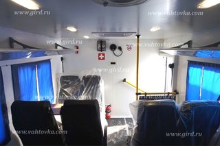 Вахтовый автобус "Берлога" КамАЗ 43118, 10 мест, с грузовым отсеком