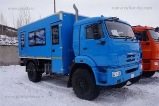 Вахтовый автобус "Берлога" КамАЗ 43502-S4 (14 мест)