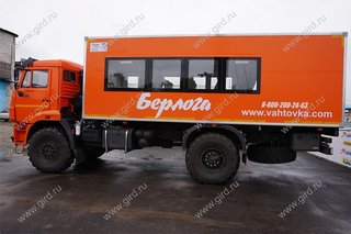 Автобус вахтовый КамАЗ 43502, 18 мест с грузовым отсеком