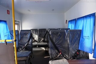 Вахтовый автобус на шасси КамАЗ 43502 (14 мест) с грузовой платформой