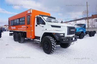Вахтовый автобус "Берлога" Урал Next 4320-6952-72Г38, 28 мест