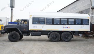 Вахтовый автобус "Берлога" 58498 на базе Урал 4320-1912-60М (28 мест)