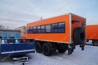 Вахтовый автобус "Берлога" Урал 4320-1912-60 (28 мест), 6х6