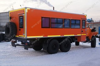 Вахтовый автобус "Берлога" Урал 4320-1912-60 (28 мест), 6х6