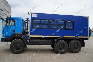 Автобус вахтовый Урал 4320-4151-81М 14 мест с грузовым отсеком