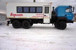 Вахтовый автобус Урал 4320-4972-80М, 18 мест, с багажным отсеком