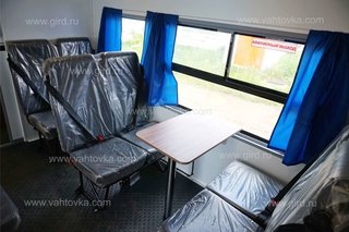 Вахтовый автобус "Берлога" на шасси Урал 4320, 8 мест, с грузовым отсеком