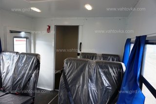 Вахтовый автобус "Берлога" на шасси Урал 4320, 8 мест, с грузовым отсеком