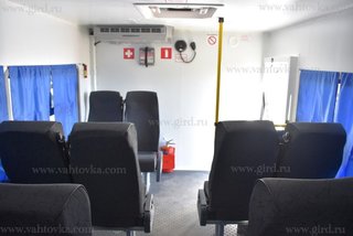 Вахтовый автобус Урал Next 4320-6952-74Е5А32Г38, 12 мест, с багажным отсеком 