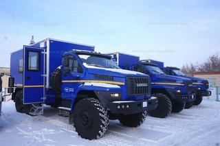 Вахтовый автобус Урал Next 4320-6951-72 (14 мест) с грузовым отсеком