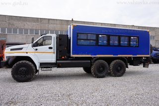 Вахтовый автобус Урал Next (метан), 20 мест с багажным отсеком