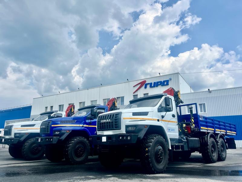 3 бортовых автомобиля с КМУ Им 150 N на шасси УРАЛ NEXT 