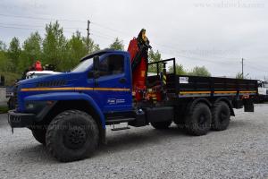 Бортовой Урал 4320-6952-72Е5Г38 с КМУ ИНМАН ИМ-180А 1