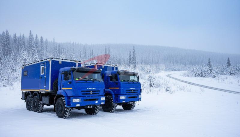 11 транспортно бытовых автомобилей на  шасси КАМАЗ 43118