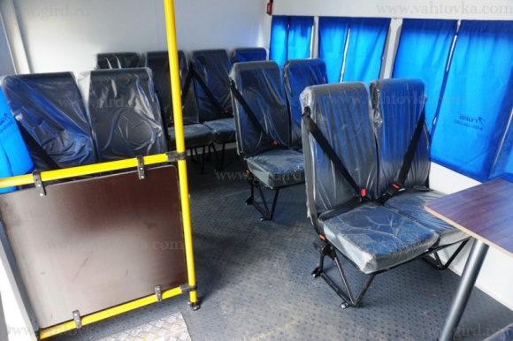 Вахтовые автобусы Урал 4320-4151-81Е5 с бортовой платформой 6