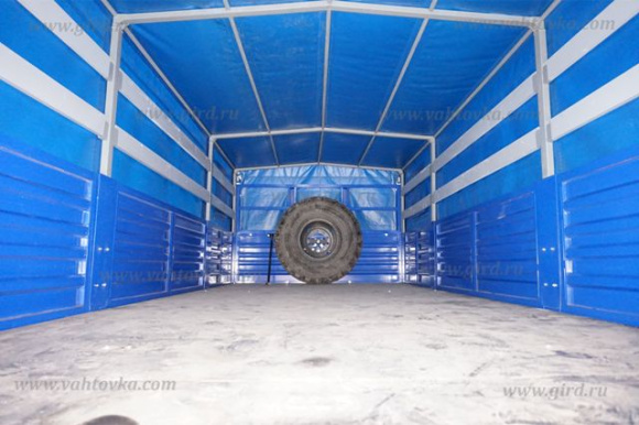Бортовой автомобиль на шасси Урал 4320 (метан), тентованный 5
