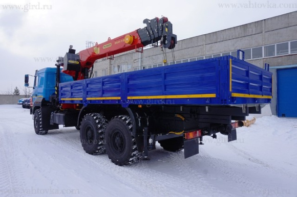 Урал 4320 с КМУ ИТ-180 4