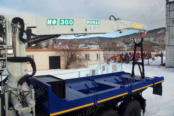 АТЭ-6 Урал 4320-4971-82МА12 с КМУ ИФ-300 3