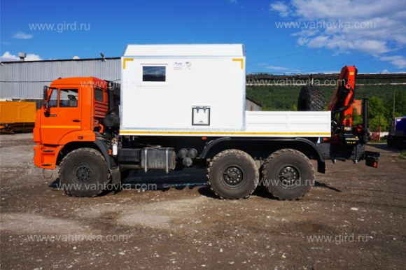 АРОК КамАЗ 43118-3027-46 с КМУ Palfinger РК-8500 2